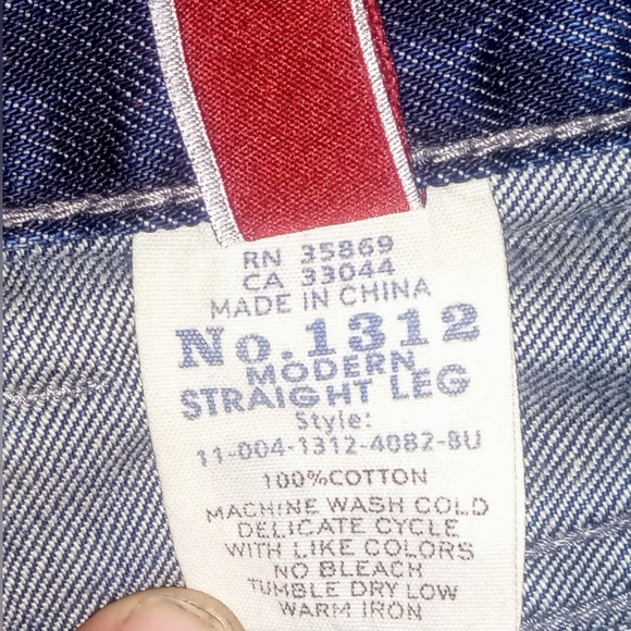 John B. Stetson Trade Co. Mark Work Pants 1312 Redline Selvedge Jeans 35x32 - Picture 4 of 9